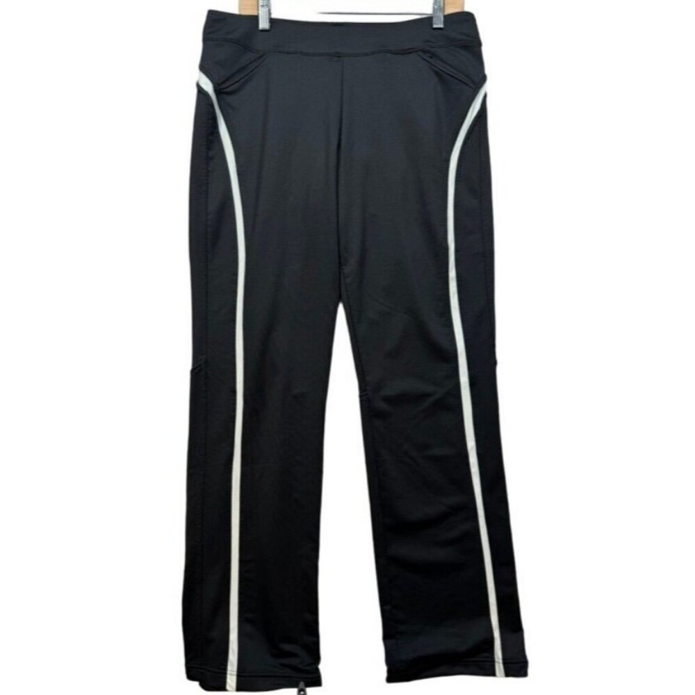 Nike Fit Dry Workout Track Athletic Gym Pants Black 208310 Women's Large L 12-14